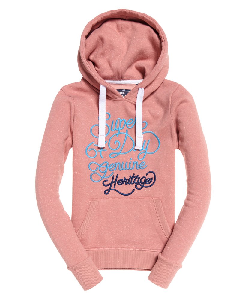 Women's 67 Genuine Fade Embroidery Hoodie in Smokey Pink Snowy