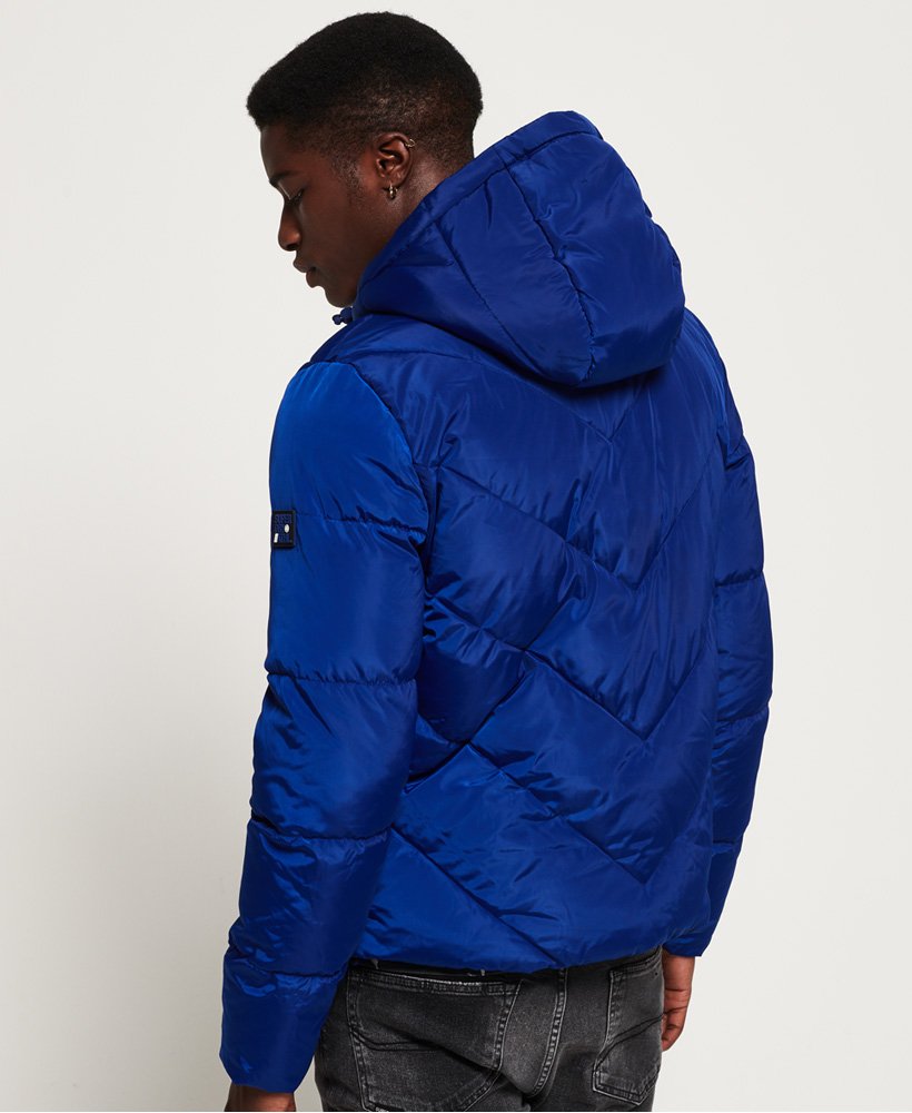 Men's - Xenon Padded Jacket in Bright Cobalt | Superdry UK