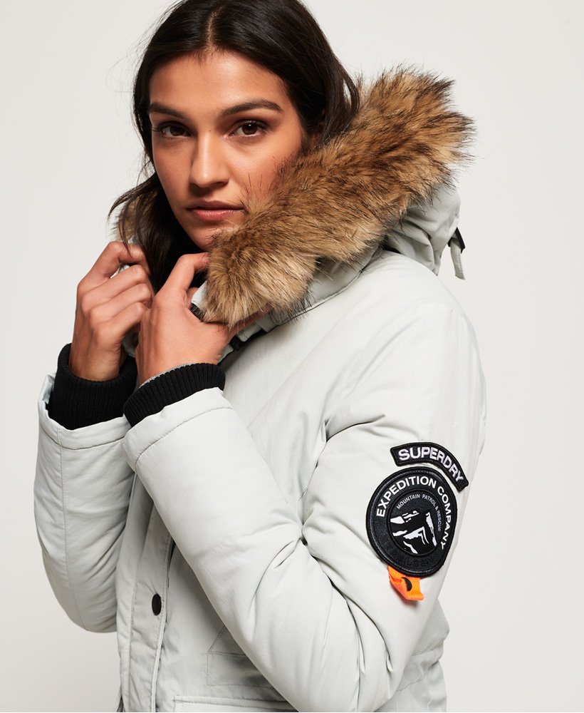 Womens - Ashley Everest Jacket in Ice Cloud | Superdry UK