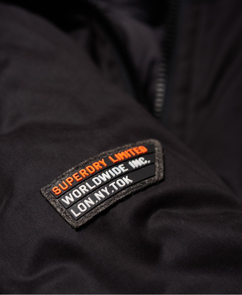 Mens - Microfibre SD-Windbomber Jacket in Black | Superdry