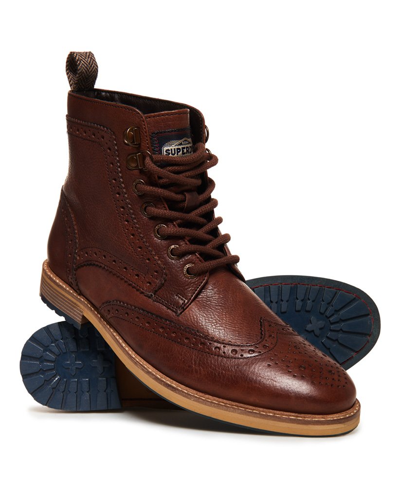 Mens - Shooter Boots in Chestnut | Superdry