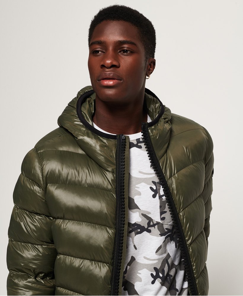 Men's - Crater Padded Jacket in Forest Green | Superdry UK
