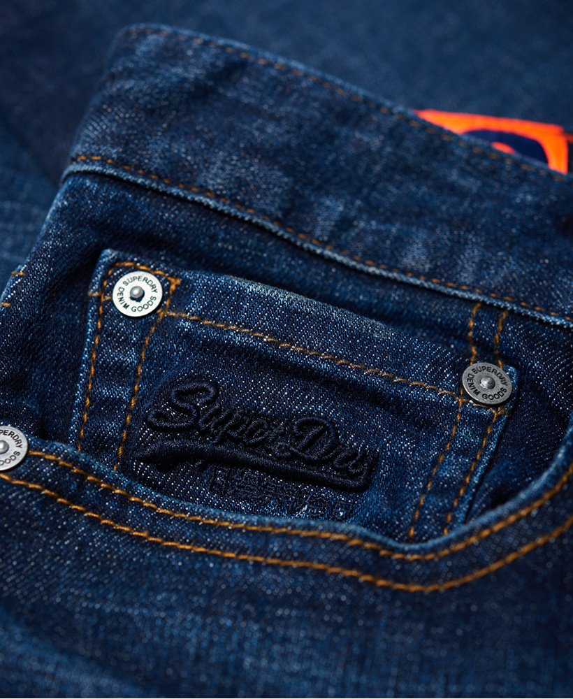 Mens - Travis Skinny Jeans in Blue | Superdry