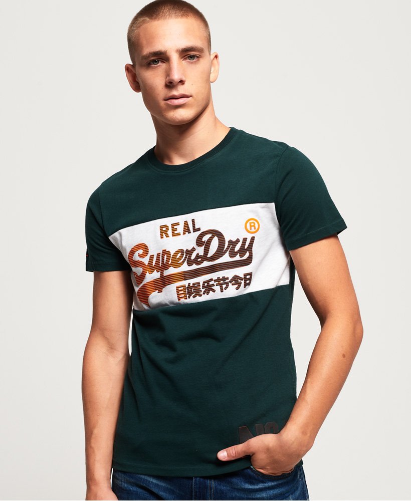 Superdry Vintage Logo 1st T Shirt mit Einsätzen Herren T Superdry Vintage Logo 1st T Shirt mit Einsätzen Herren T