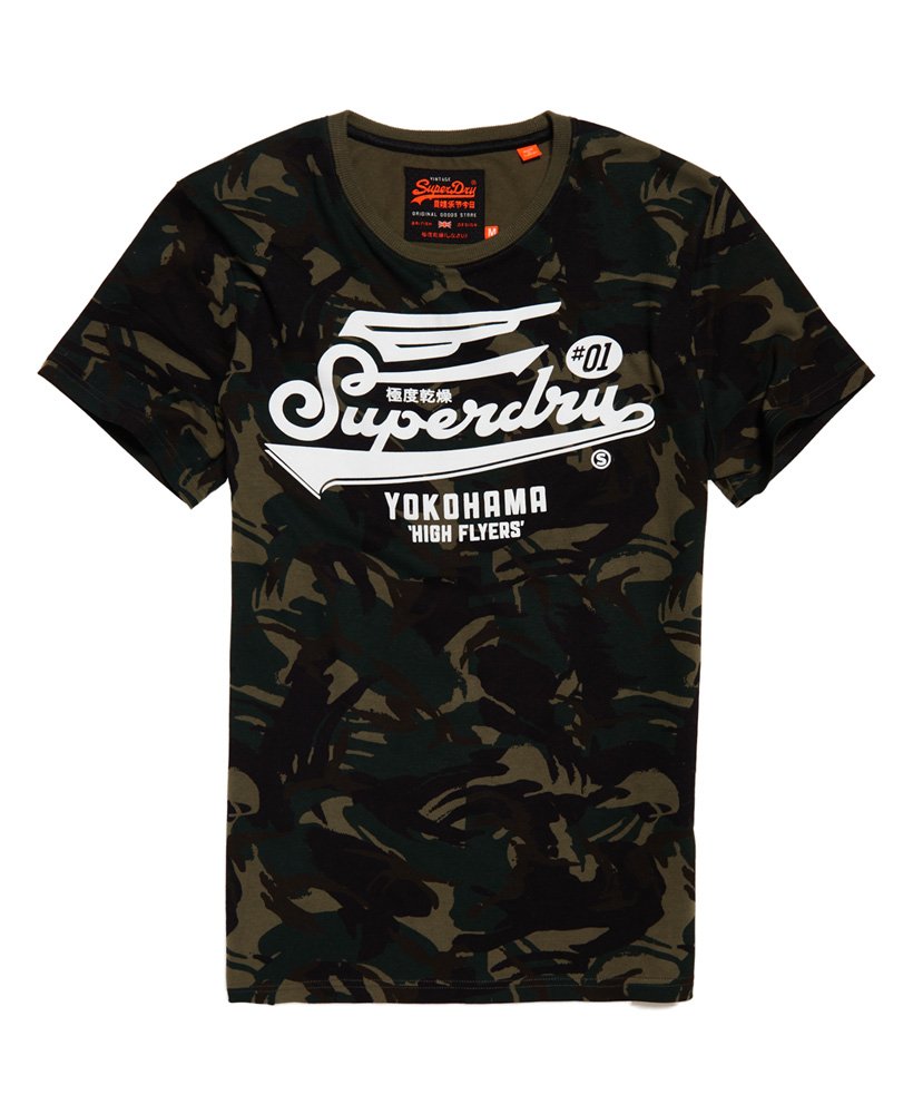 Superdry High Flyers Camo T-Shirt - Men 