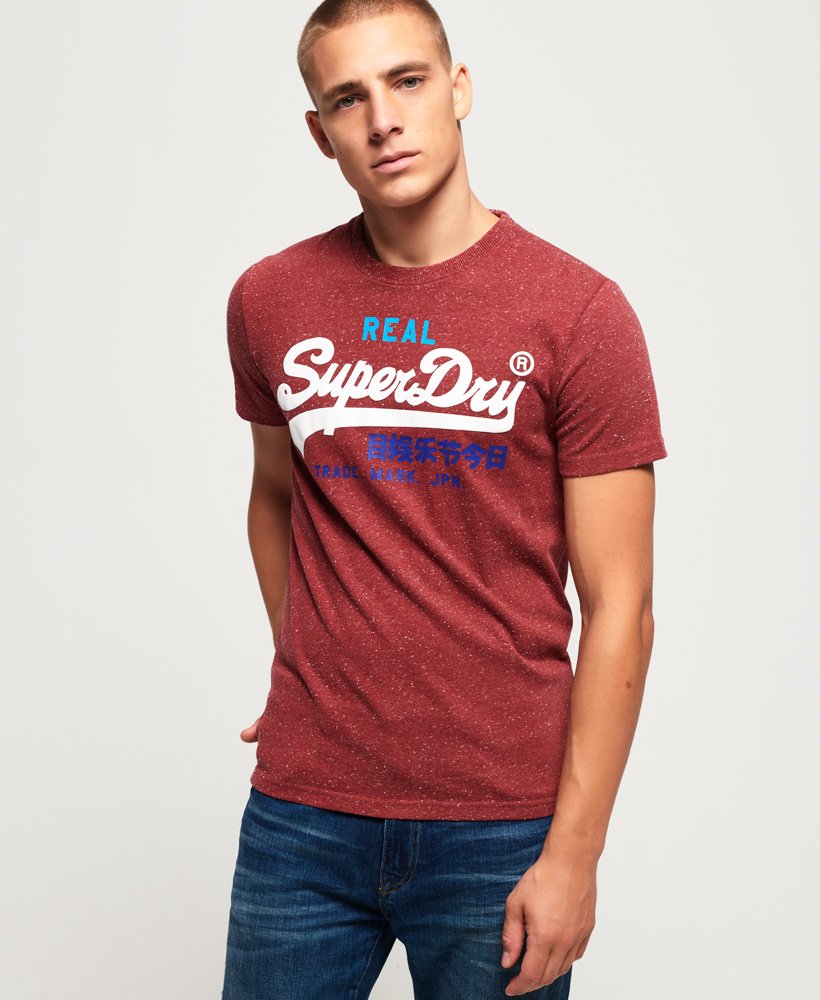 Superdry Mens Vintage Logo Tri Tee T-Shirt