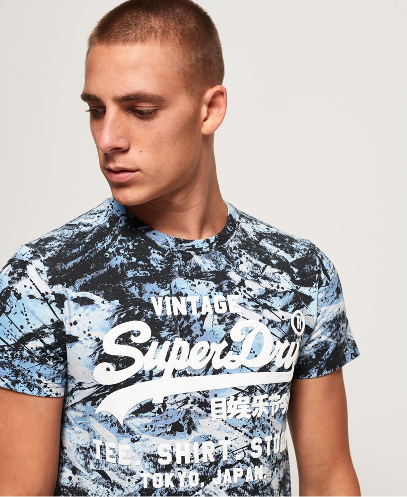 Mens - Shirt Shop Camo T-Shirt in Multi | Superdry
