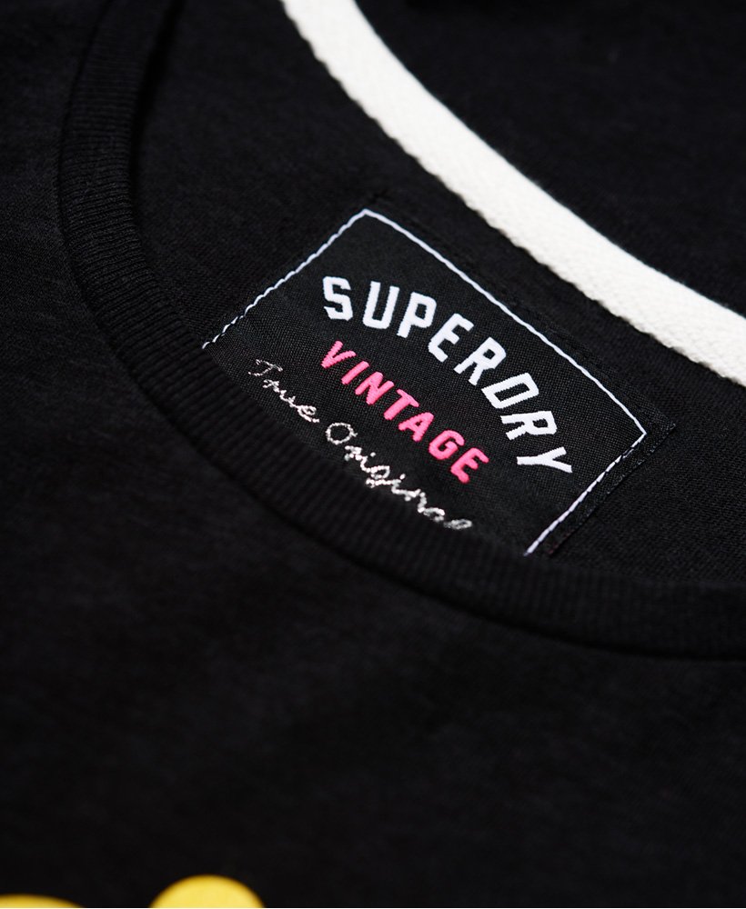Womens - Star Athletic Glitter T-Shirt in Black | Superdry