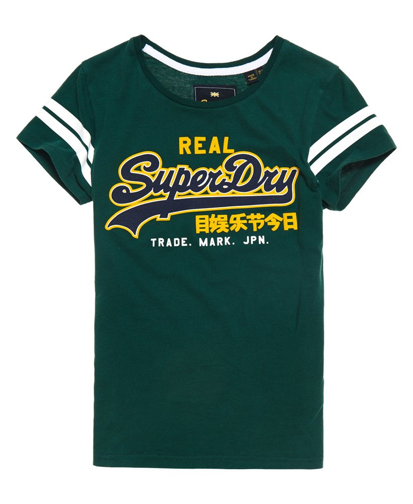 Superdry Vintage Logo Mock Applique T-Shirt - Women's T-Shirts