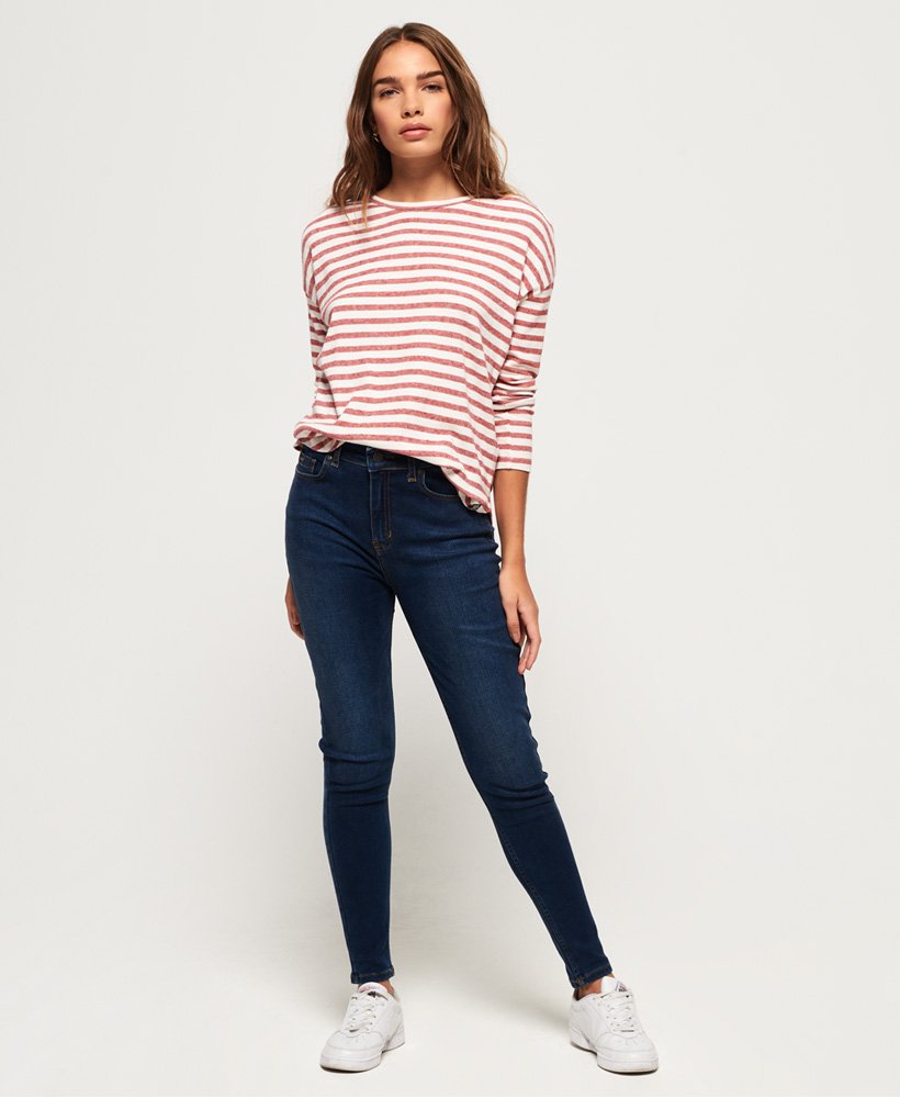 Womens - Brooke Soft Slouch Top in Red | Superdry UK