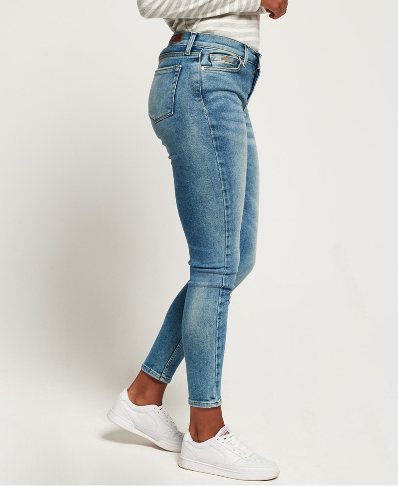 Womens - Super Vintage Skinny Rise Jeans in | Superdry UK