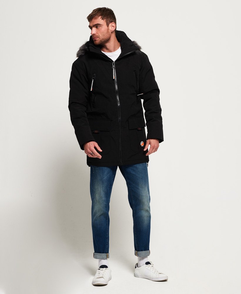 Superdry Mens Mountain Rookie Aviator Parka Jacket at  Men’s Clothing  store
