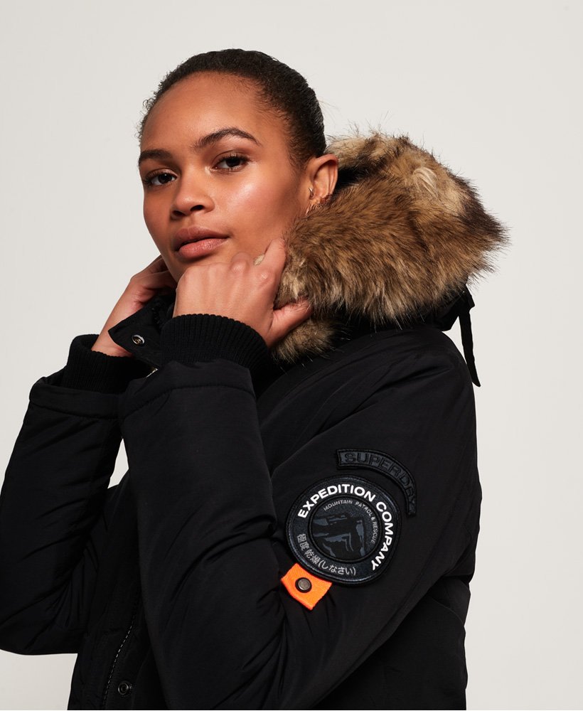 Womens - Ashley Everest Jacket in Black | Superdry UK