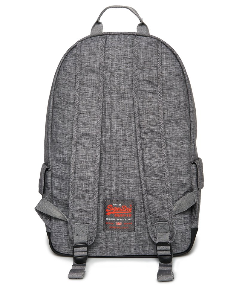 Mens Premium Goods Backpack in Grey Marl Superdry