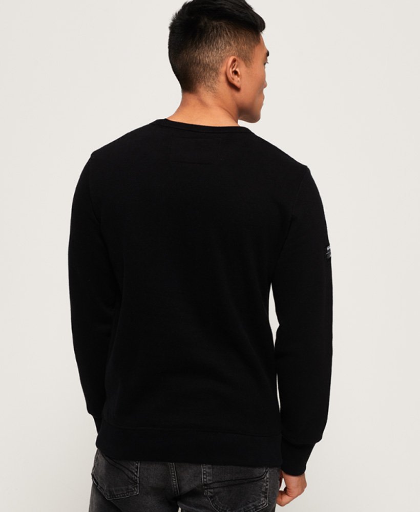 Mens - Orange Label Urban Sweatshirt in Black | Superdry