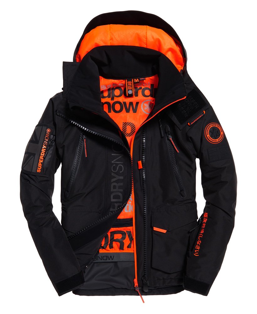 Superdry Ultimate Snow Action Black Ski Jacket