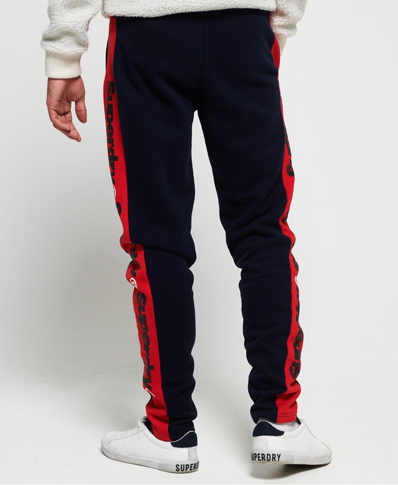 Mens - Trophy Micro Joggers in Navy | Superdry