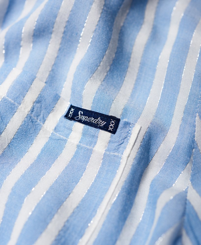 Womens - Frankie Shirt in Blue Stripe | Superdry