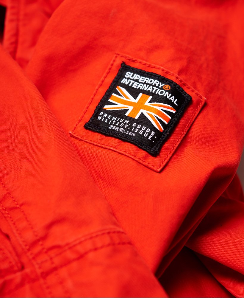 Men's - Classic Rookie Military Jacket in Moorside Orange | Superdry UK