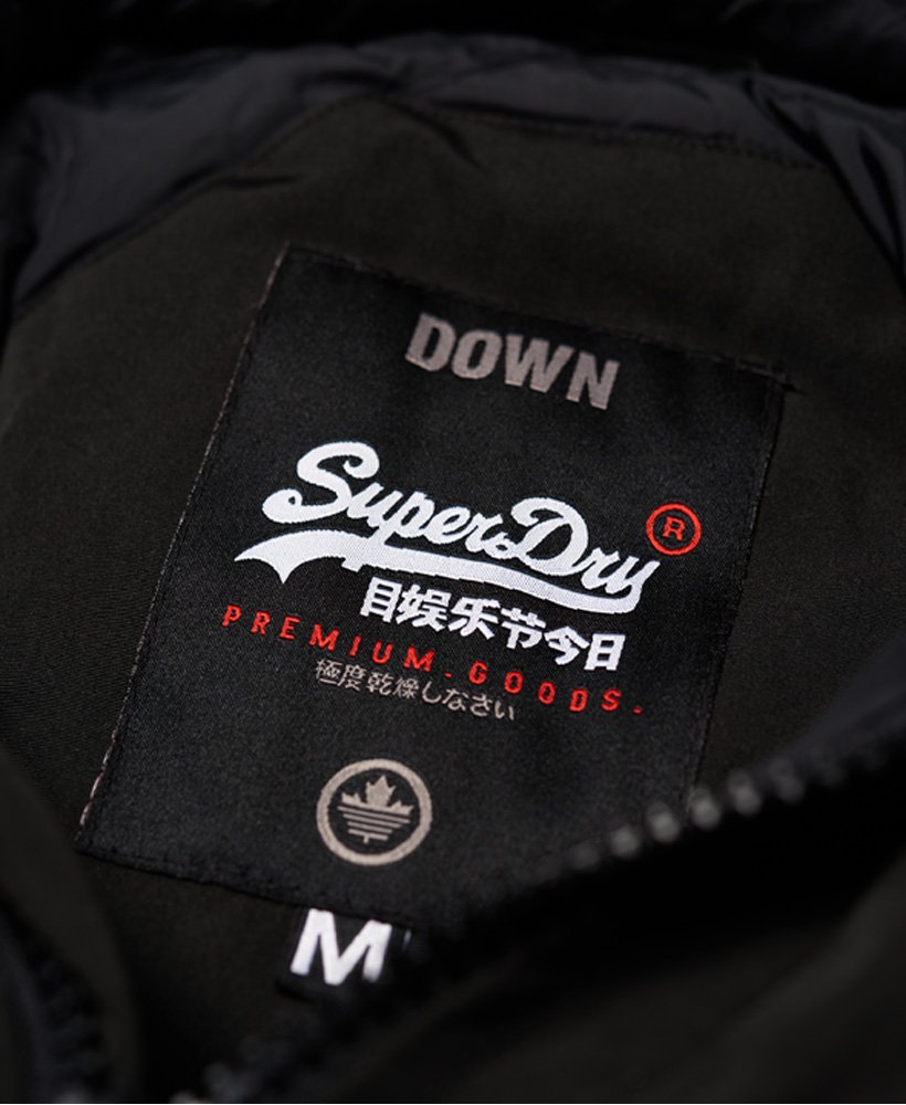 Men's - Rookie Down Parka Jacket in Black | Superdry IE