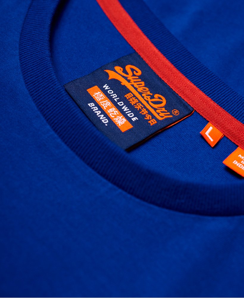 Mens - Vintage Embroidery T-Shirt in Dark Blue | Superdry UK