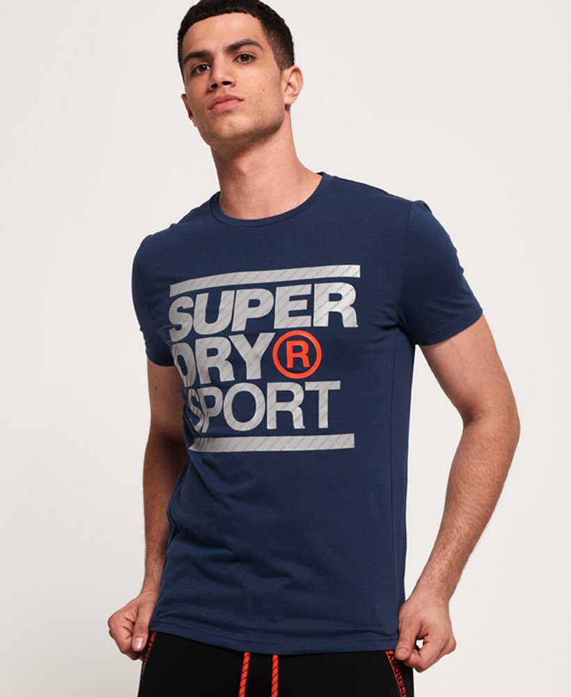 Blue Superdry Men's Graphic T-Shirt 