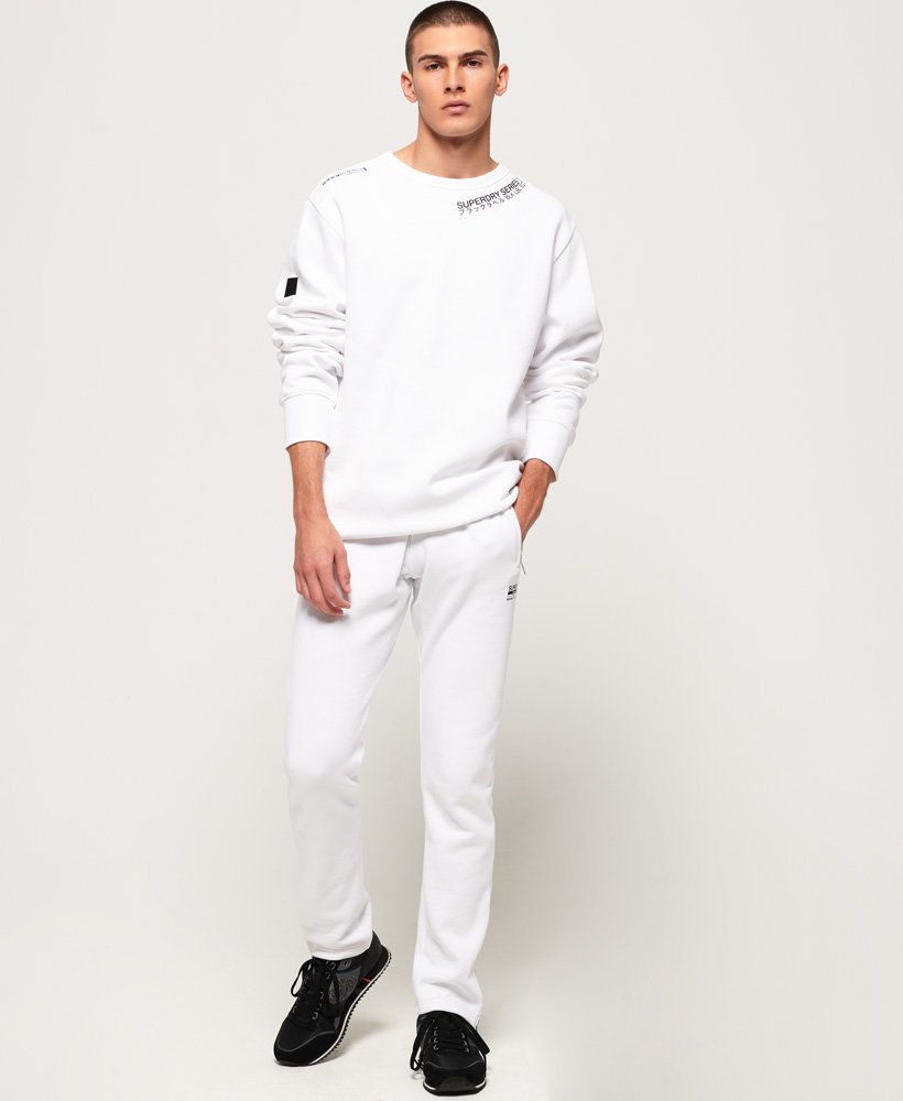 Mens - Black Label Edition Joggers in White | Superdry