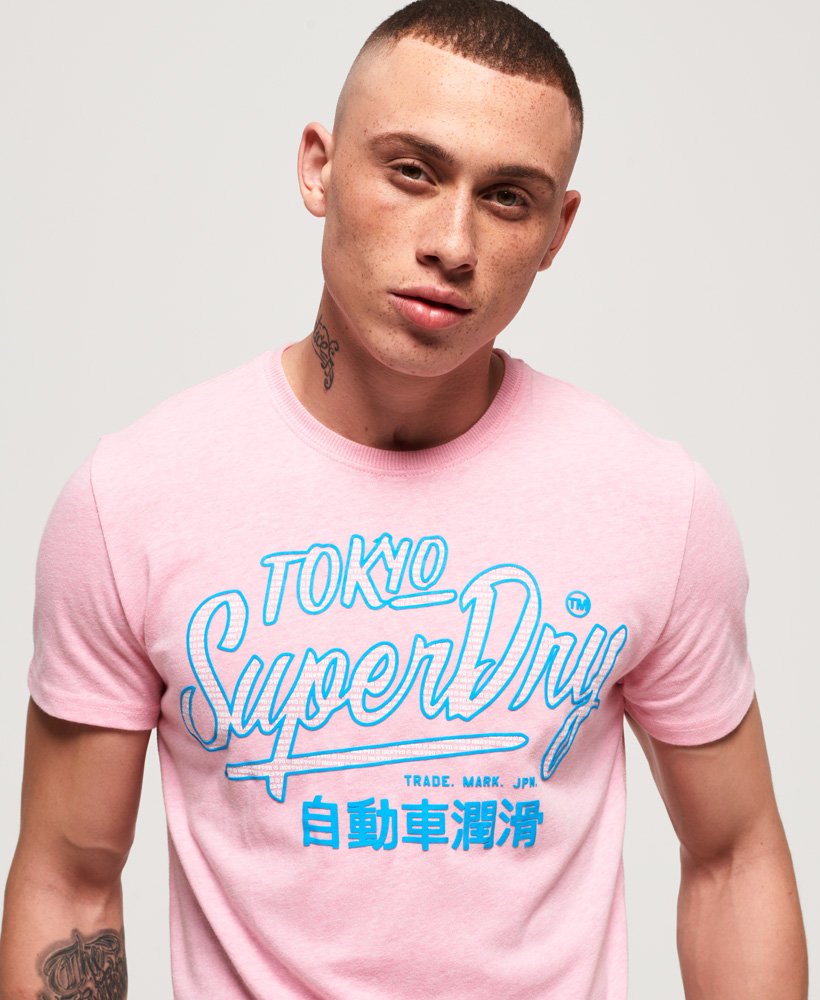 superdry t shirt pink