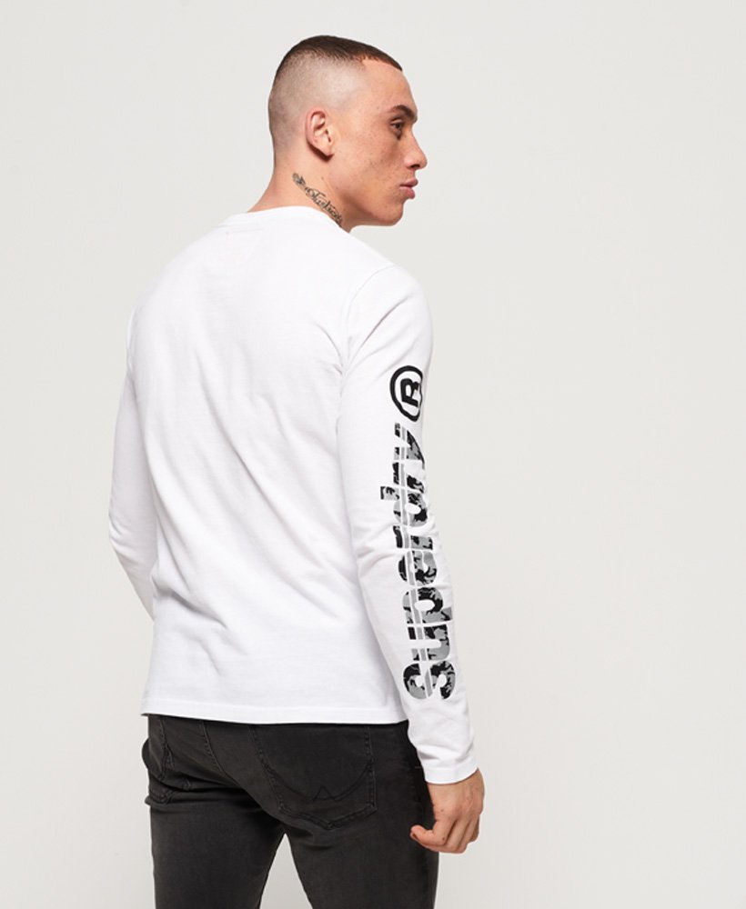 Superdry International Monochrome Long Sleeve T-Shirt 4
