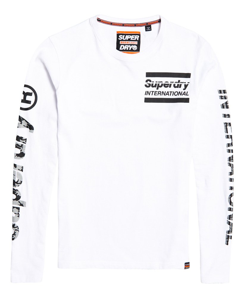 Superdry International Monochrome Long Sleeve T-Shirt 2