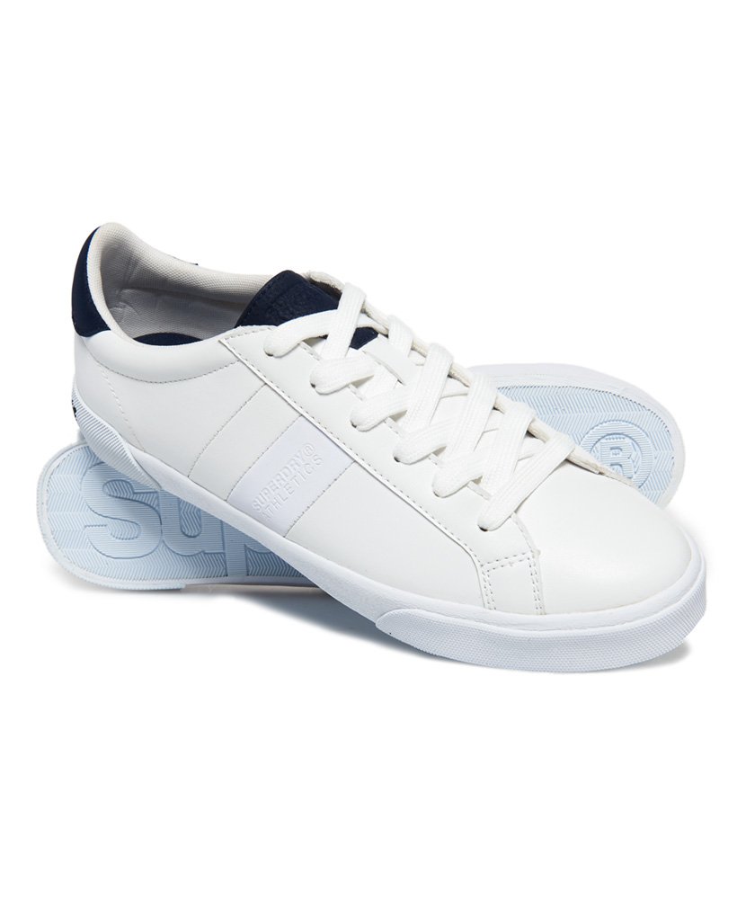 Mens - Vintage Court Trainers in Optic 