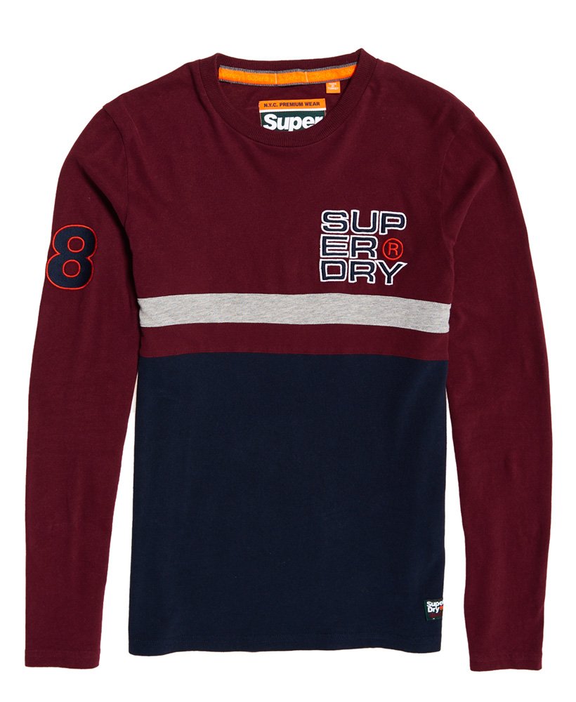 Superdry Applique Cut & Sew Long Sleeve T-Shirt - Mens Sale - all sites ...