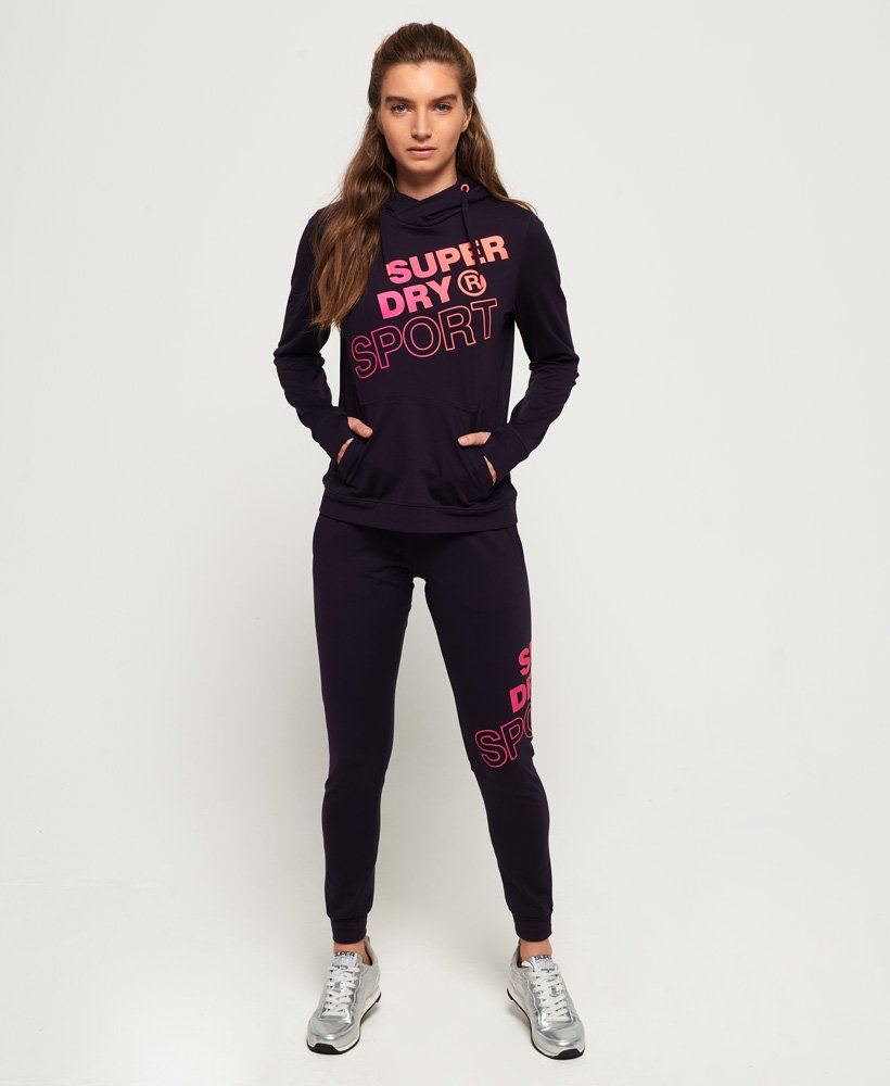 Womens - Core Graphic Joggers in Dark Blue | Superdry