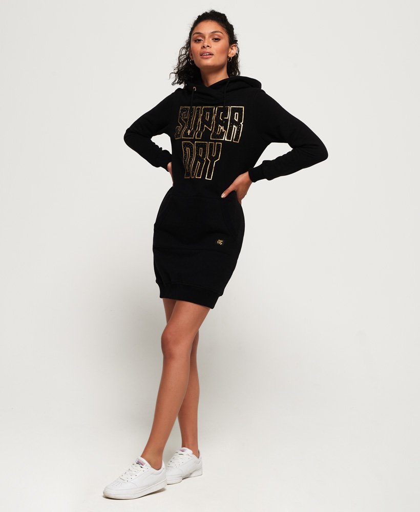 Womens - Deakin Black | Dress Embellished Superdry Sweat in UK