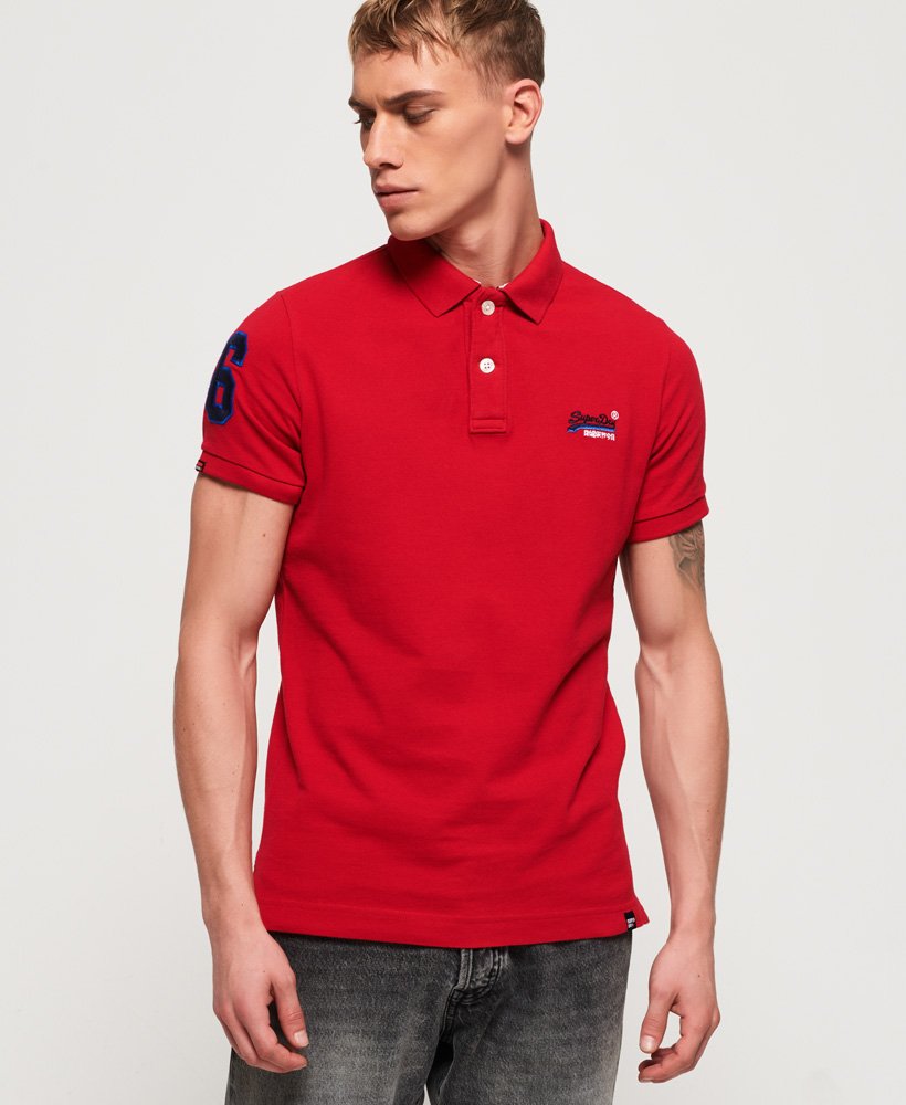 superdry red shirt