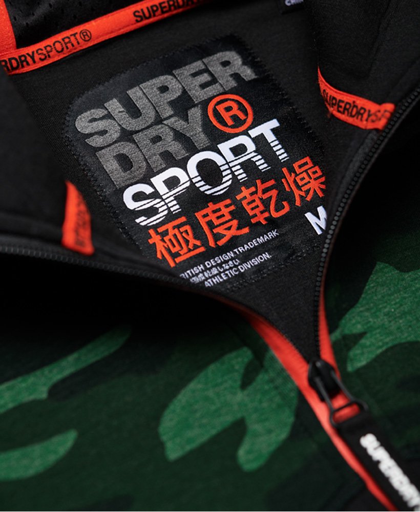 Superdry Gym Tech Spliced Zip Hoodie