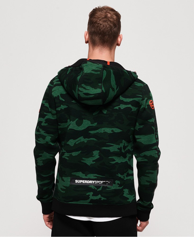 Superdry Gym Tech Spliced Zip Hoodie