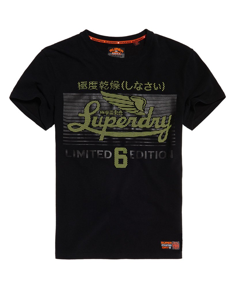 Men's Limited Icarus Fade T-Shirt in Black | Superdry US