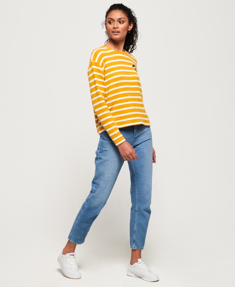 Womens - Penry Super Soft Top in Yellow | Superdry