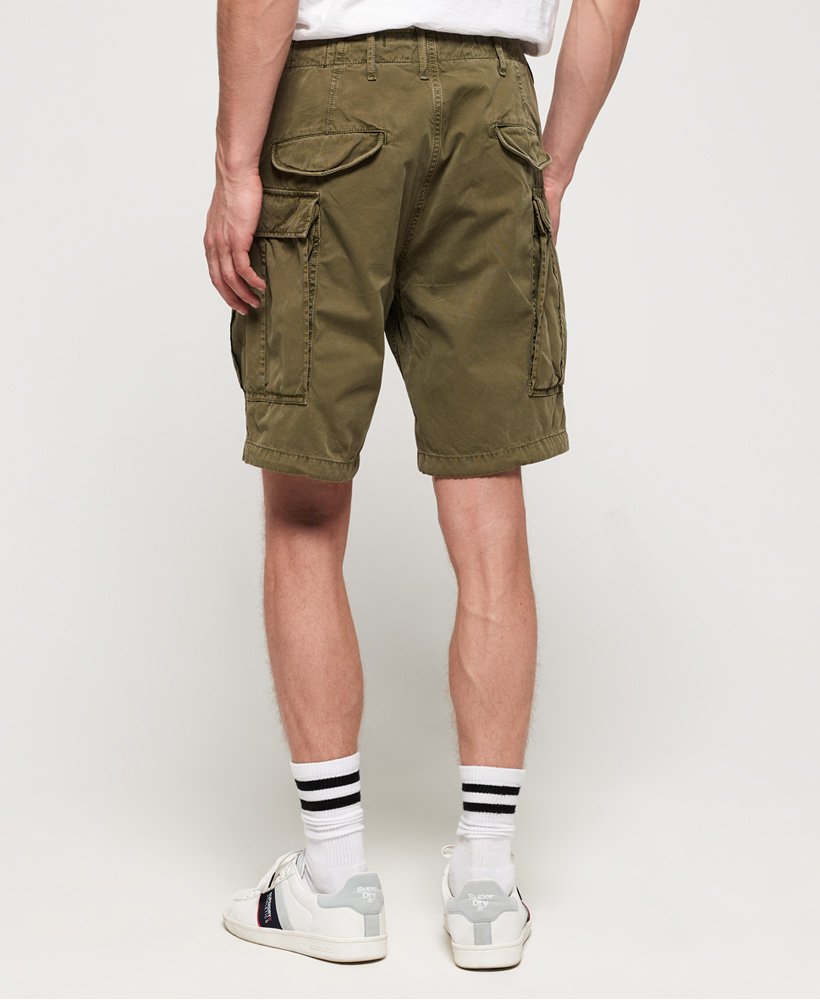 Mens Core Cargo Shorts in Light Olive Superdry