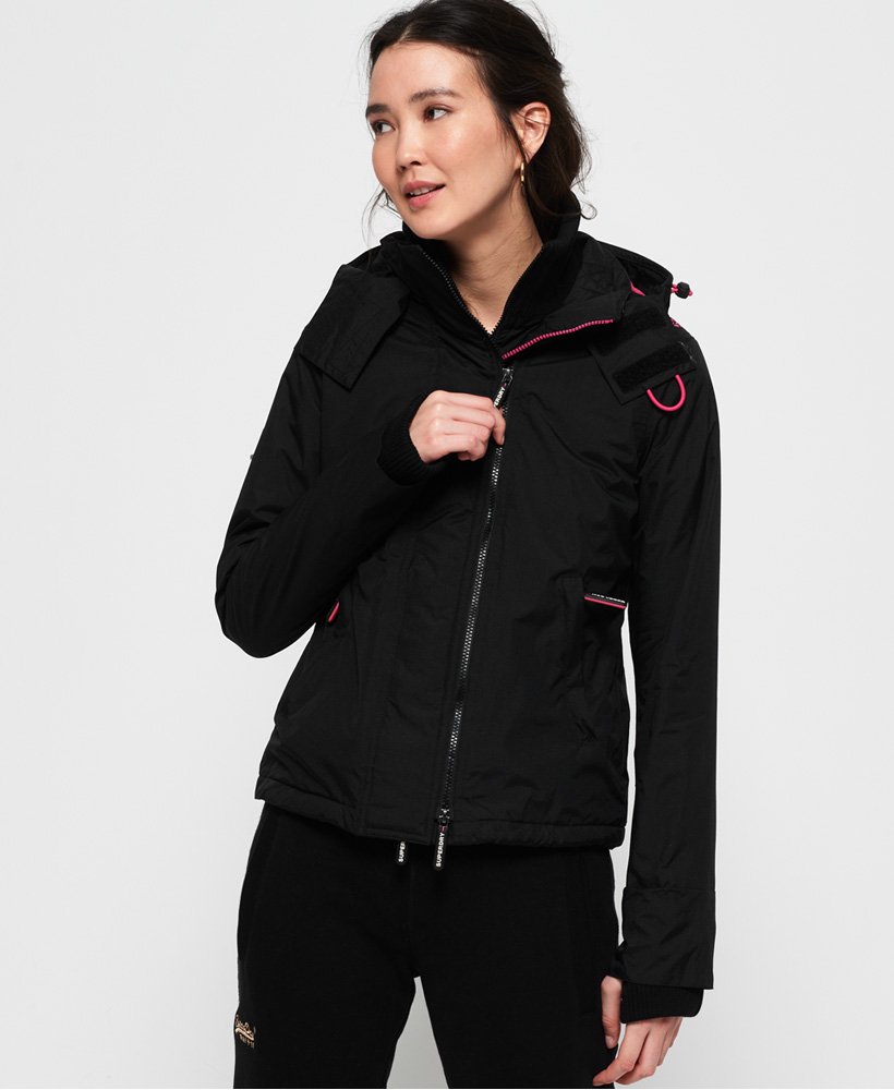 womens black jacket with hood