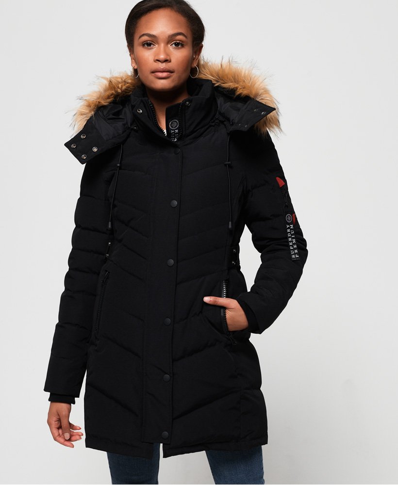 Superdry down store parka jacket