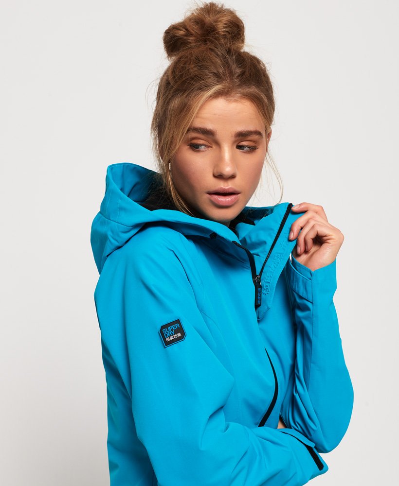 Womens - Elite SD-Windcheater Jacket in Aqua | Superdry