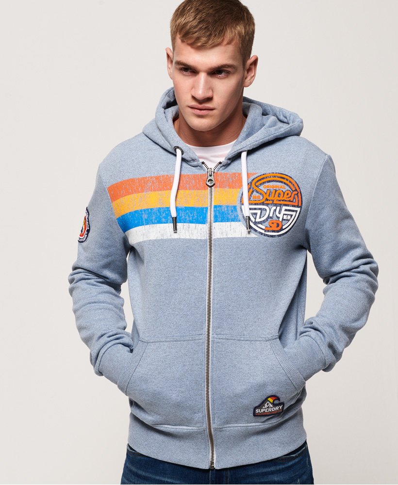 Superdry zip store hoodie mens