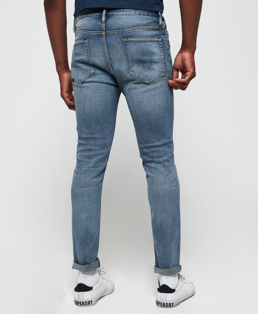 Mens - Tyler Slim Jeans in Foxford Blue | Superdry UK