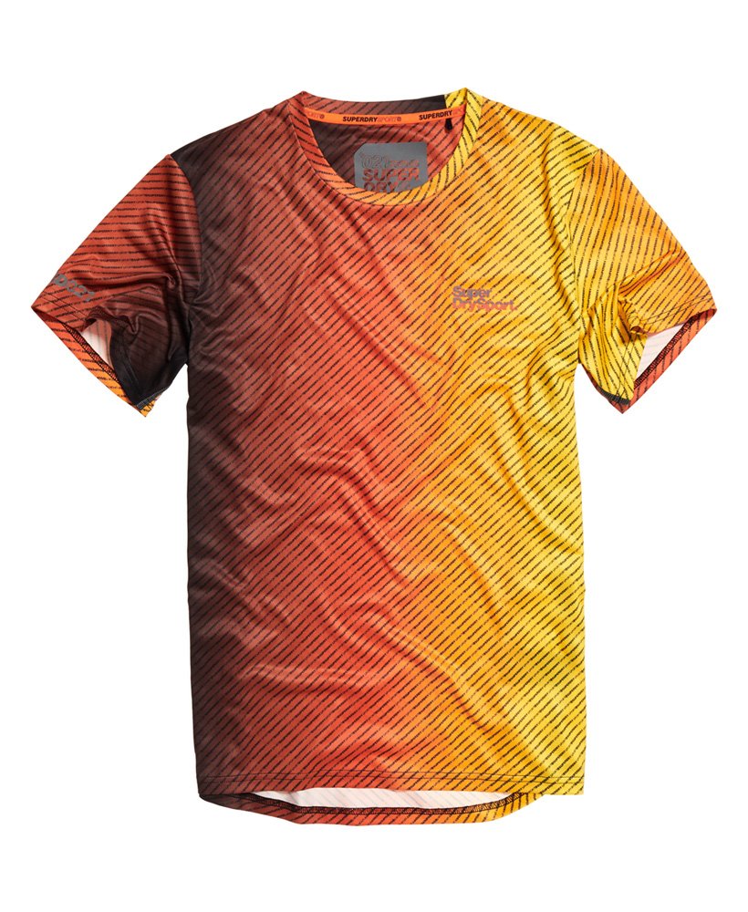 Superdry Herren Active T-Shirt Mit Durchgehendem Print