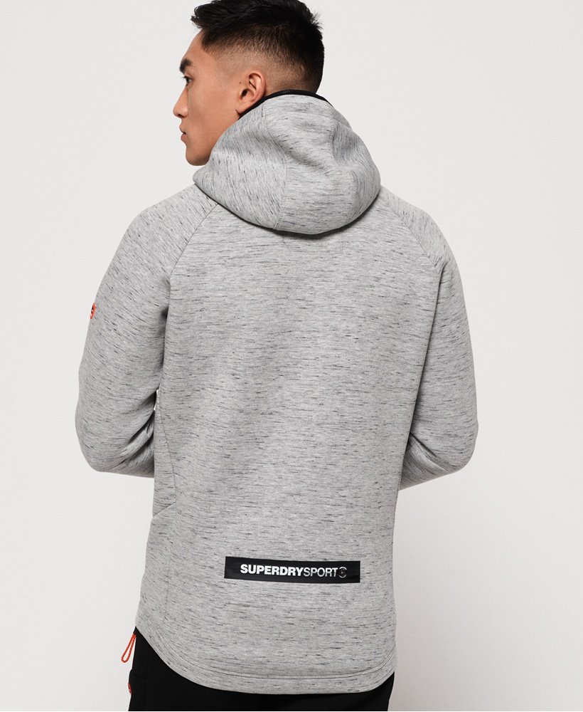 superdry men's gym tech stretch hoodie