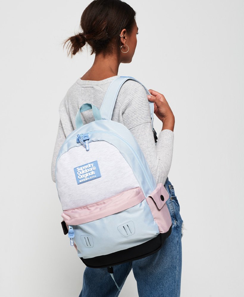 Womens - Jersey Colour Block Montana Rucksack in Blue | Superdry