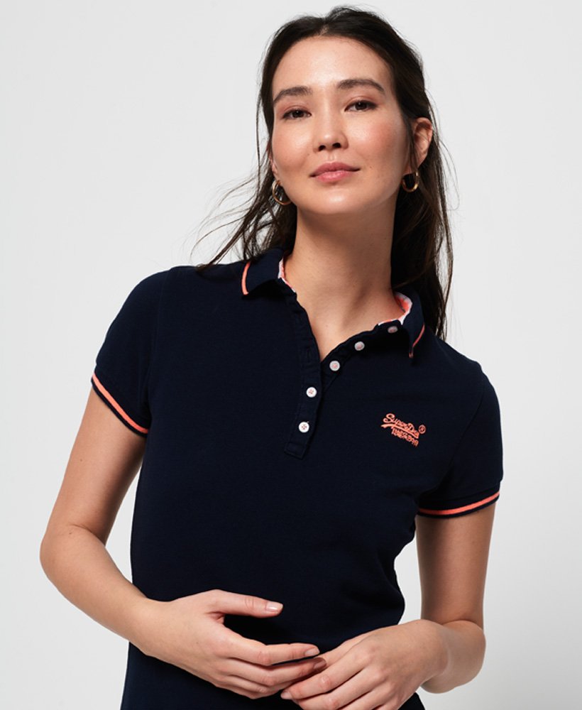 Womens - Pacific Polo Shirt in Navy | Superdry