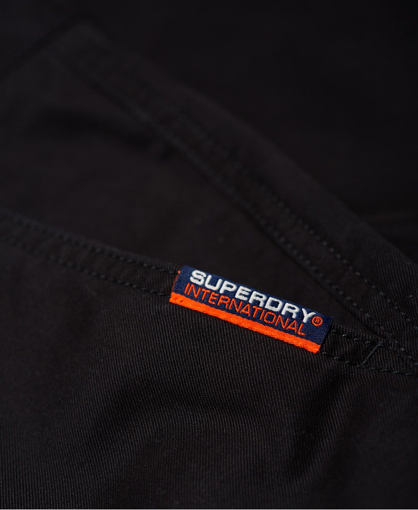 Mens - International Recruit Grip Cargo Pants in Vulcan Black | Superdry